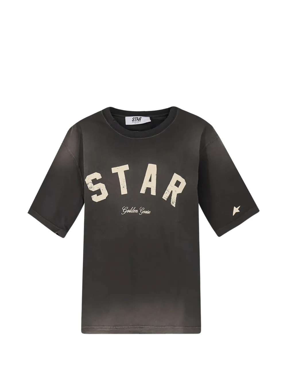 Golden Goose star-graphic T-shirt - Nero