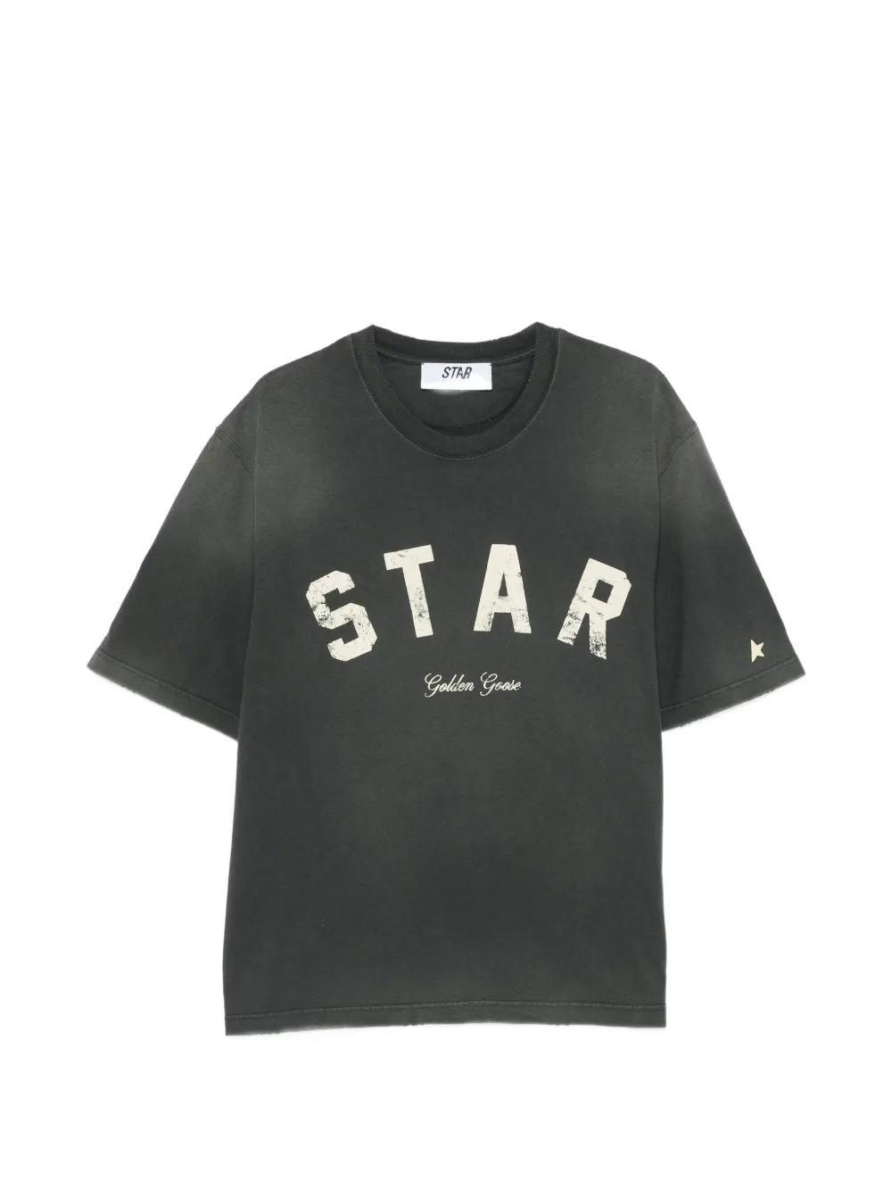 Golden Goose T-shirt met sterrenprint Grijs