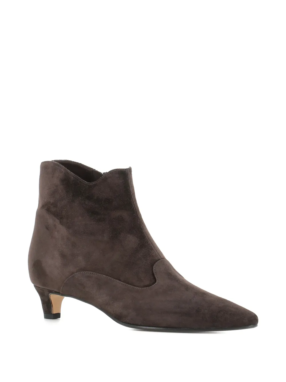 Antonio Barbato Maestri Veneziani Pointed Suede Boots In Animal Print