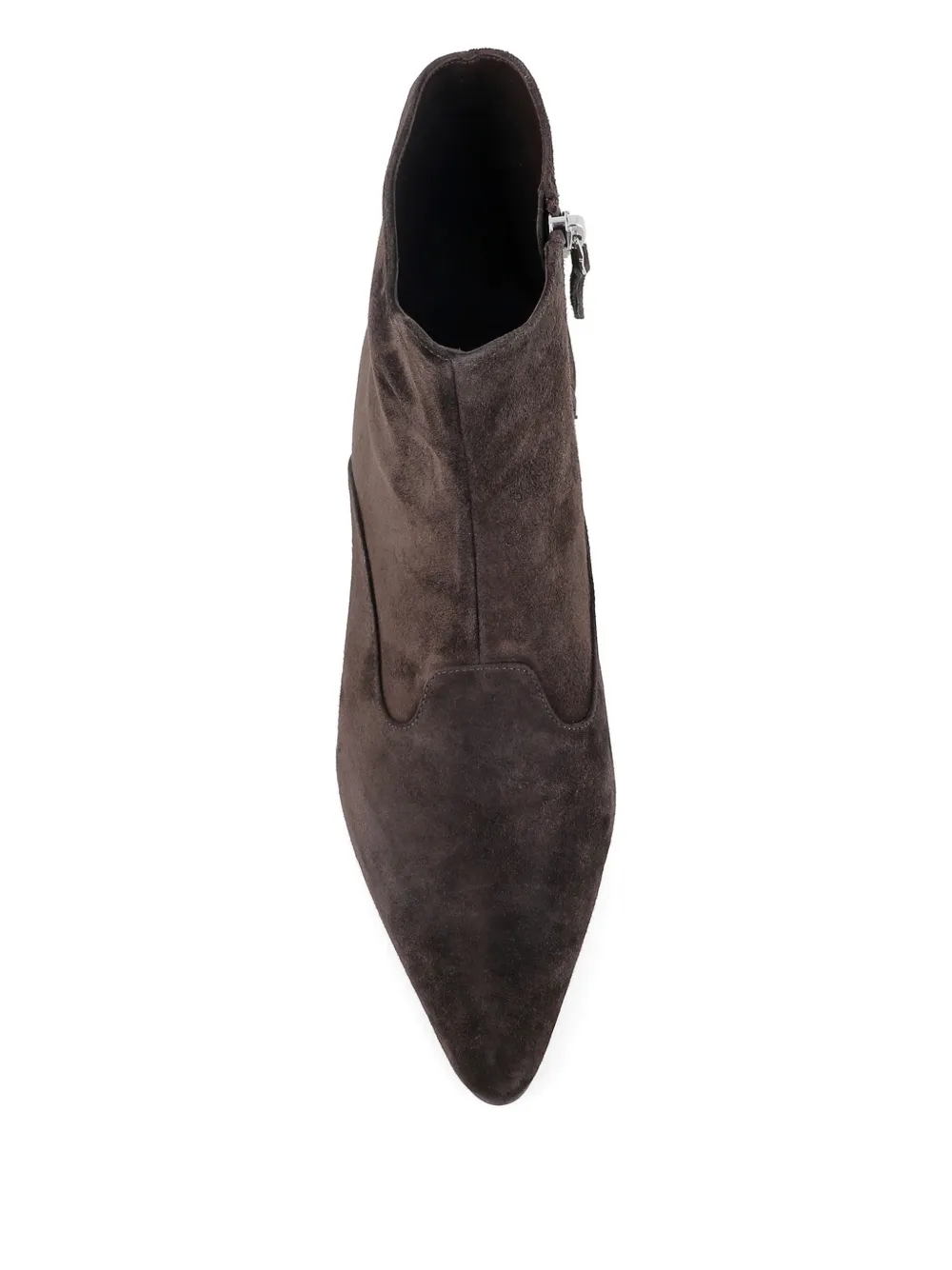 Antonio Barbato Maestri Veneziani Pointed Suede Boots In Animal Print