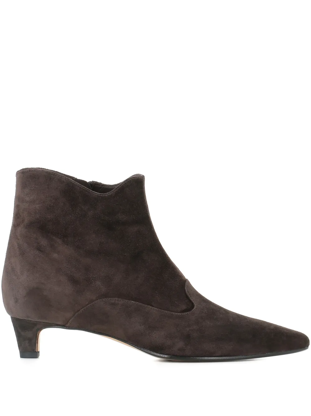 Antonio Barbato Maestri Veneziani Pointed Suede Boots In Animal Print