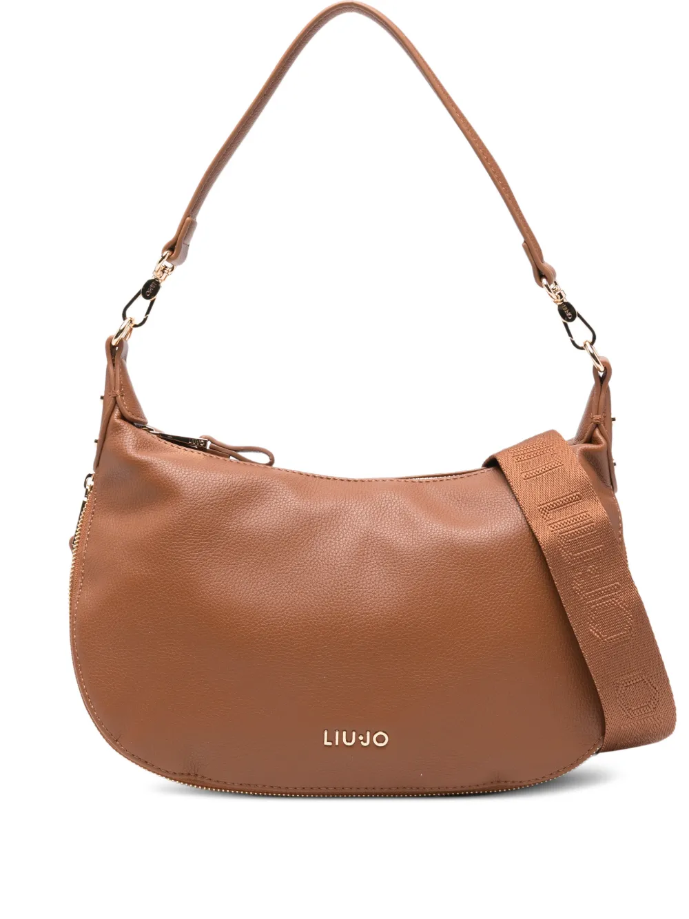 LIU JO zipped shoulder bag - Brown