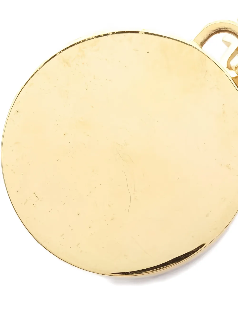 VERSACE Pre-owned 2010s Medusa Greca Rhinestone Necklace In Gold