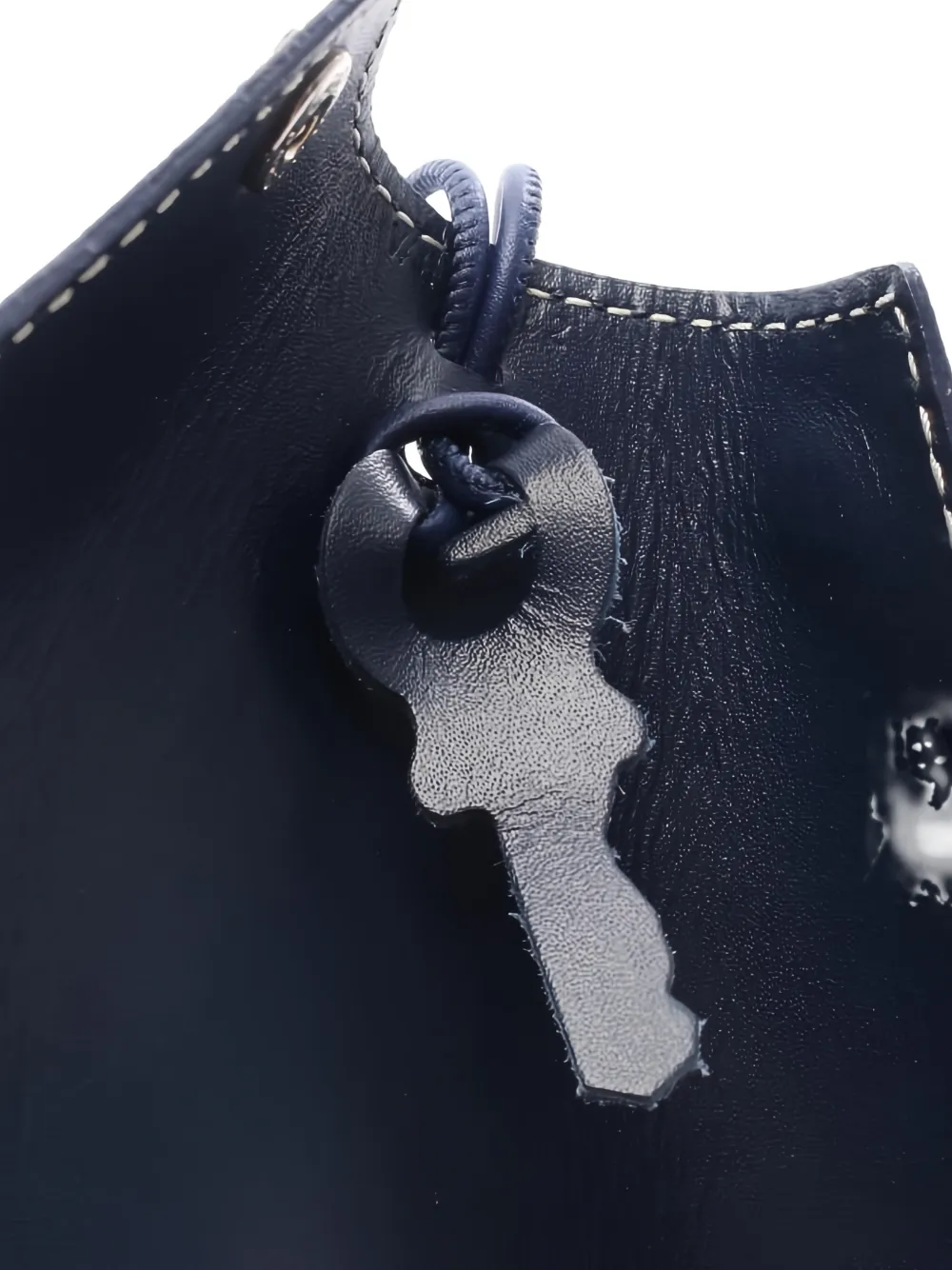 GOYARD Pre-owned 2010s Key Charm Canvas Keyring In Blue