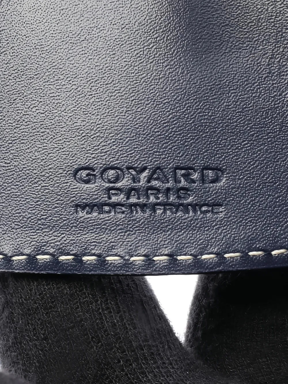 GOYARD Pre-owned 2010s Key Charm Canvas Keyring In Blue