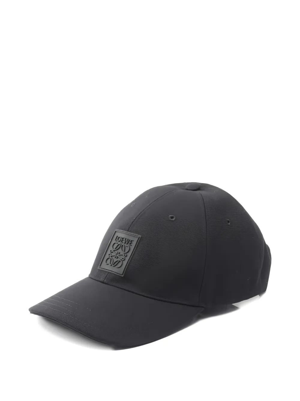 Loewe Pre-Owned 2020s logo-patch anagram cap | Black | Image 1