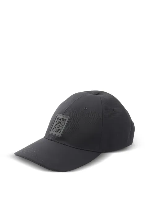 Loewe Pre-Owned 2020s logo-patch anagram cap