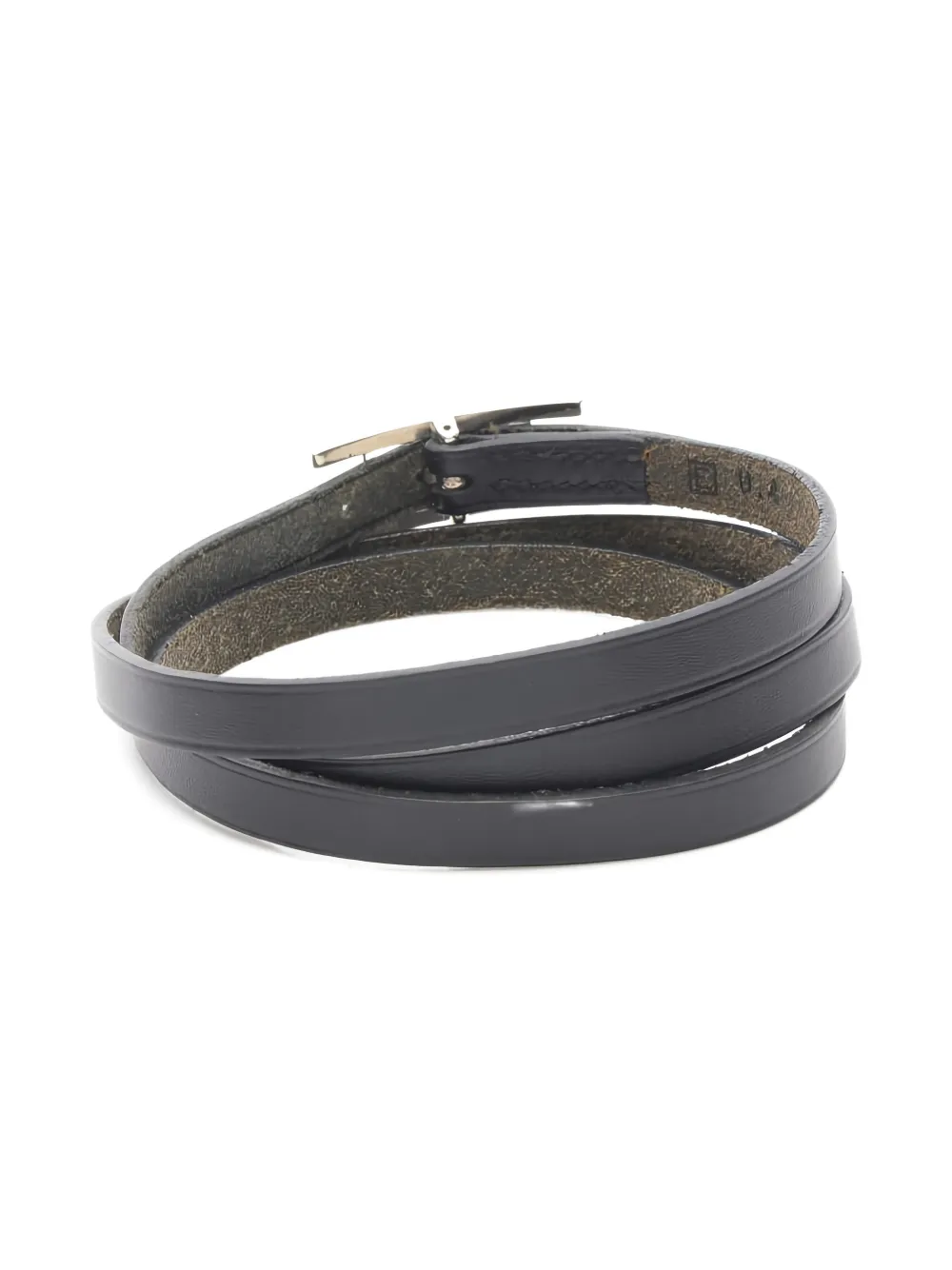 Hermès Pre-Owned 2001 Api 3 long leather bracelet | Image 2