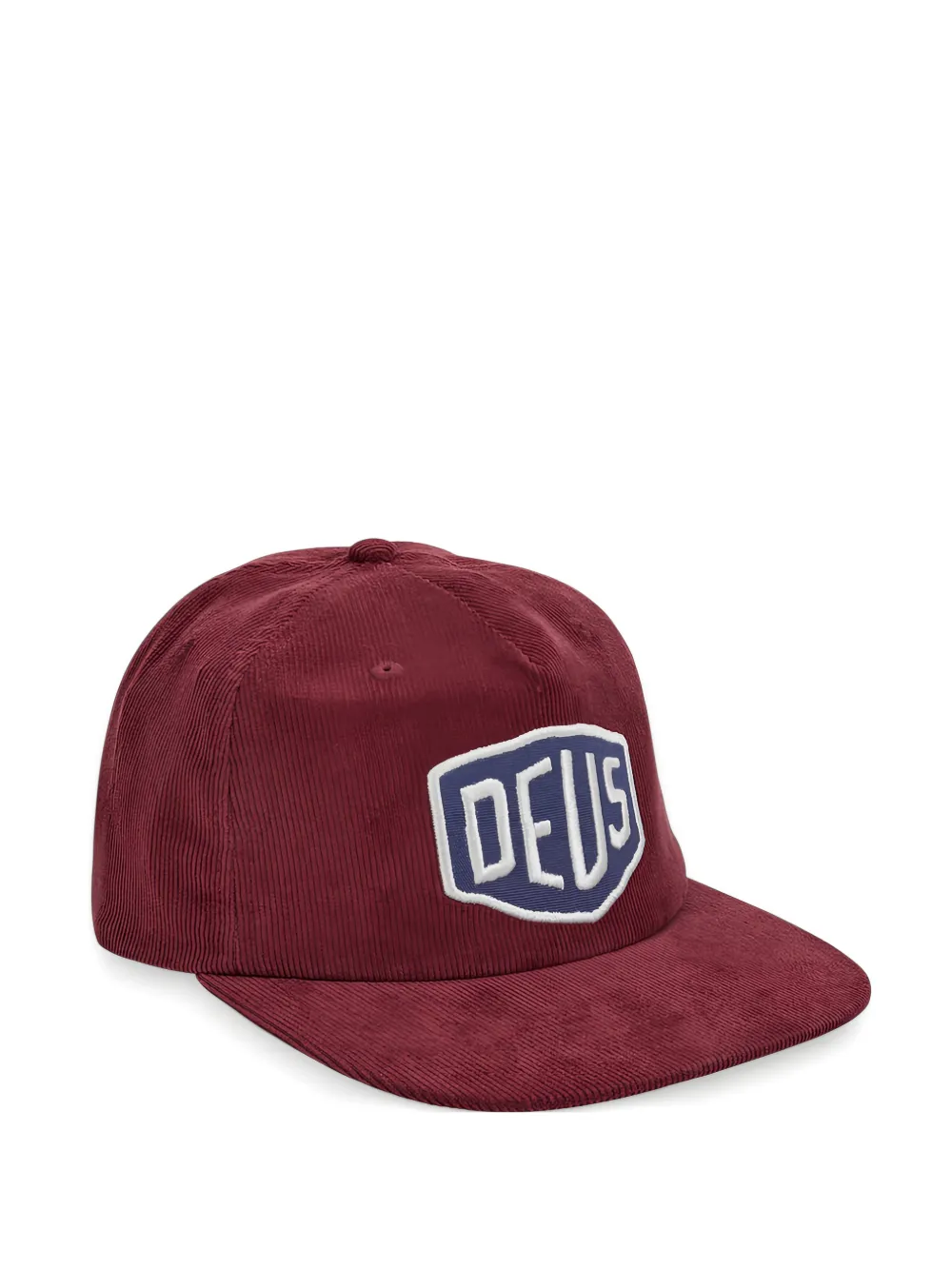 Deus Ex Machina corduroy logo-patch cap | Pink | Image 1