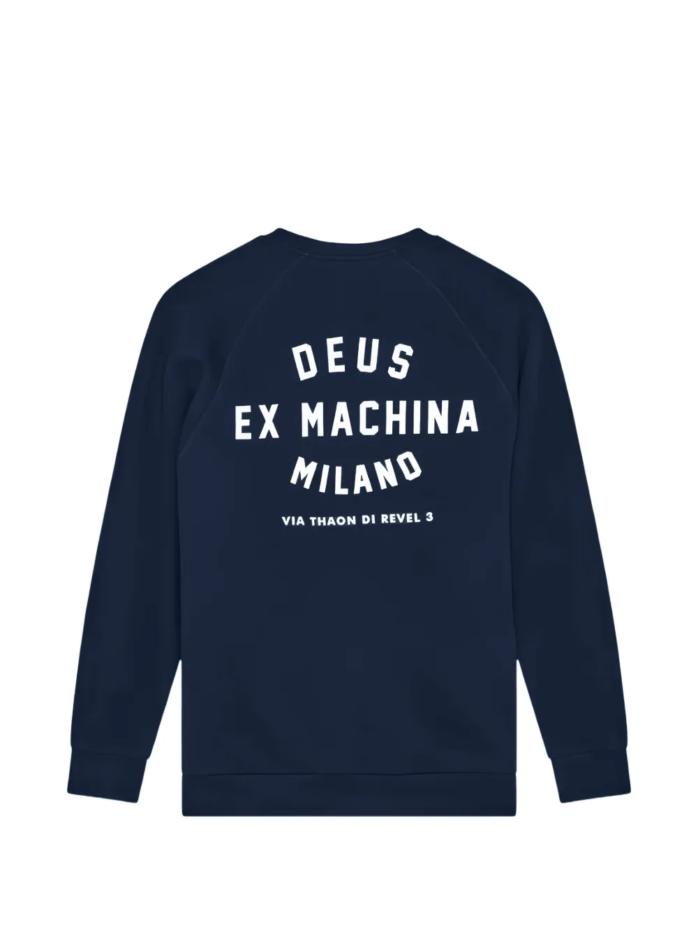 Deus Ex Machina logo crew neck sweatshirt - Blauw