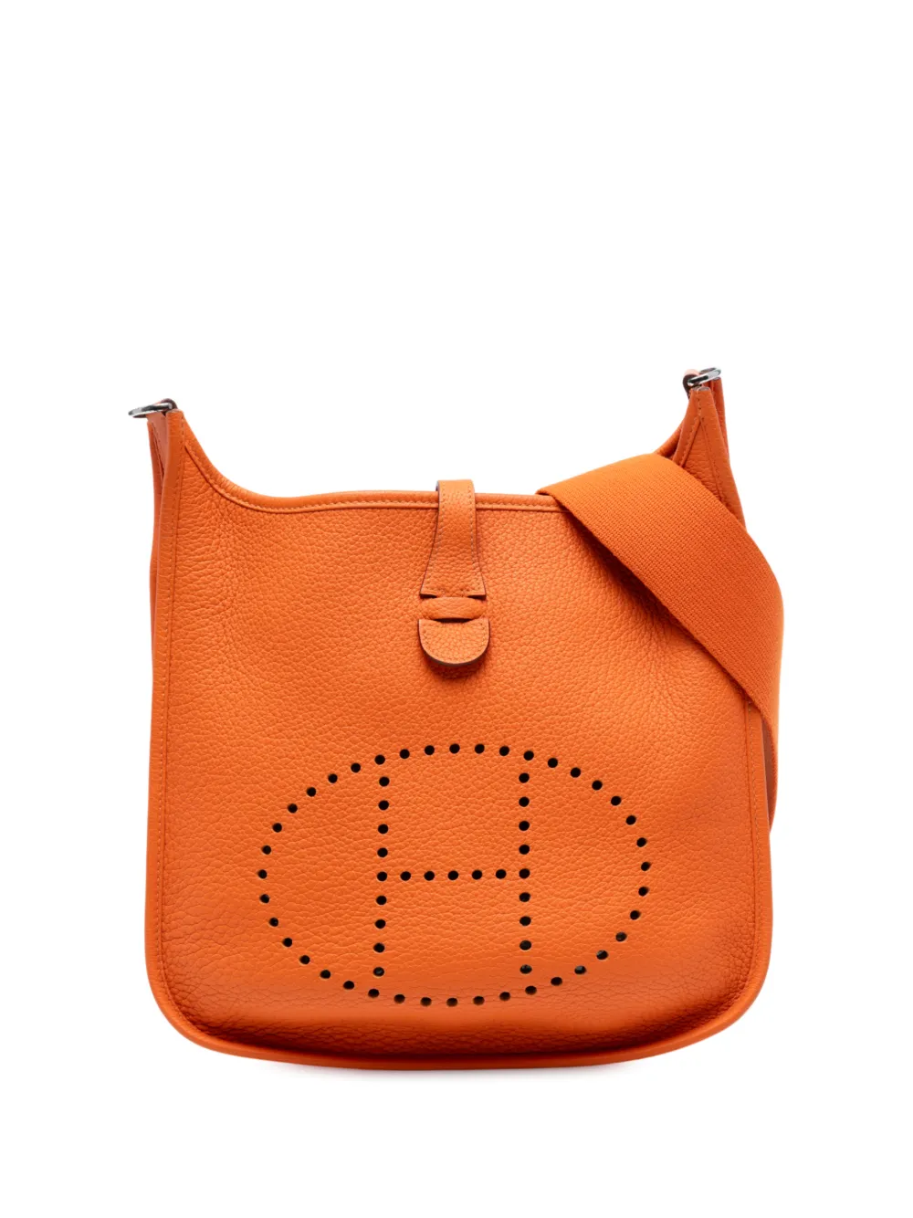 Hermès Pre-Owned 2009 Clemence Evelyne III 29 crossbody bag - Arancione