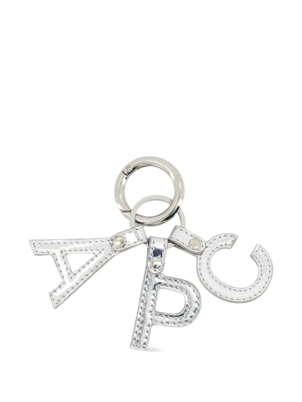 A.P.C. llavero Letters A.P.C. | plateado | Image 1