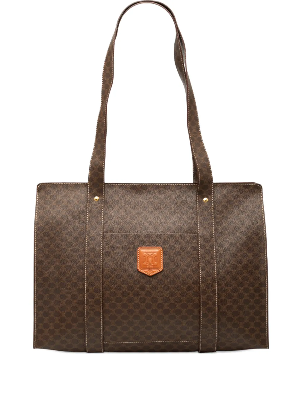 Celine Pre-Owned 1997 Macadam Coated Canvas tote bag | Brown | Image 1