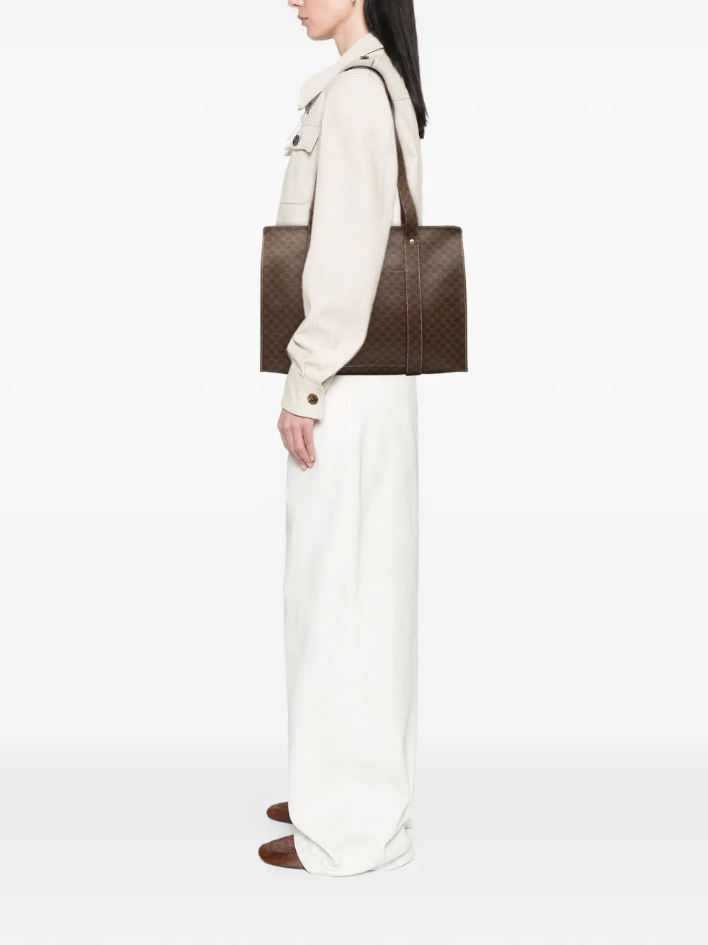 Celine Pre-Owned 1997 Macadam Coated Canvas tote bag | Pre-Owned | Image 2