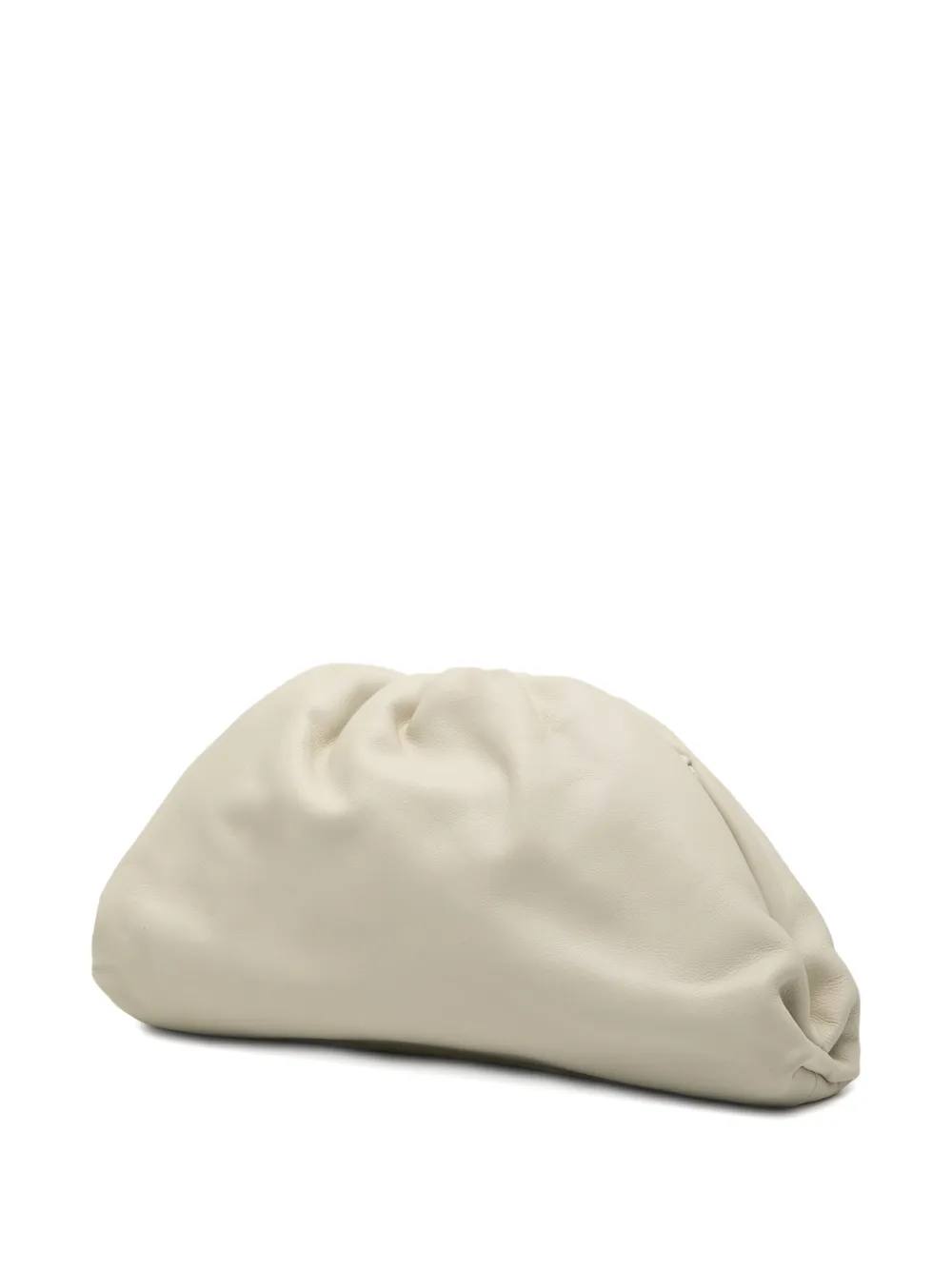 Pre-owned Bottega Veneta 2012-2025 Lambskin The Mini Pouch Crossbody Bag In White