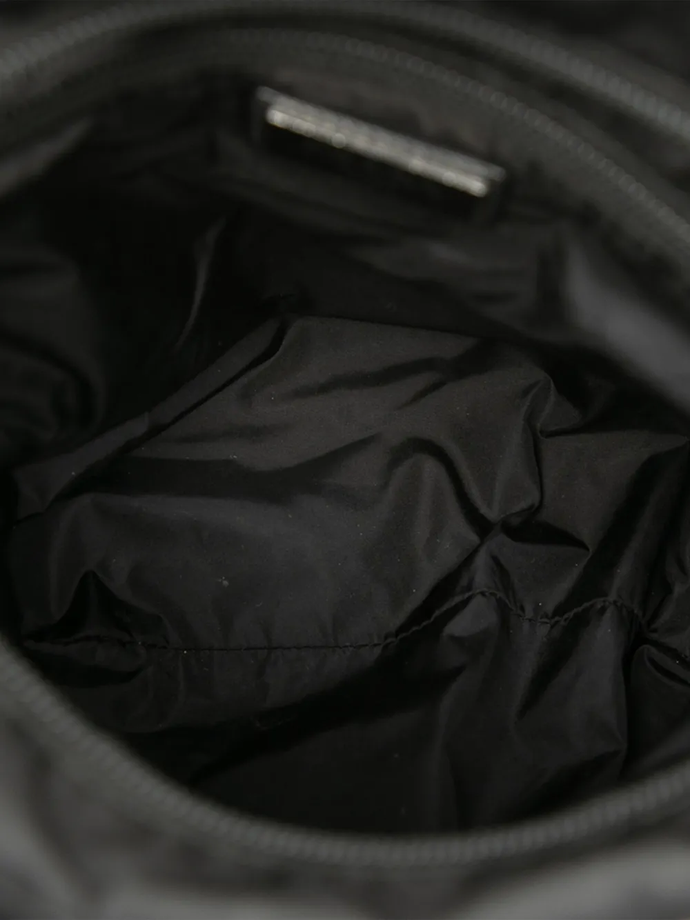 Pre-owned Prada 2013-2025 Universal Studios Tessuto Montagna Frankenstein Print Crossbody Bag In Black