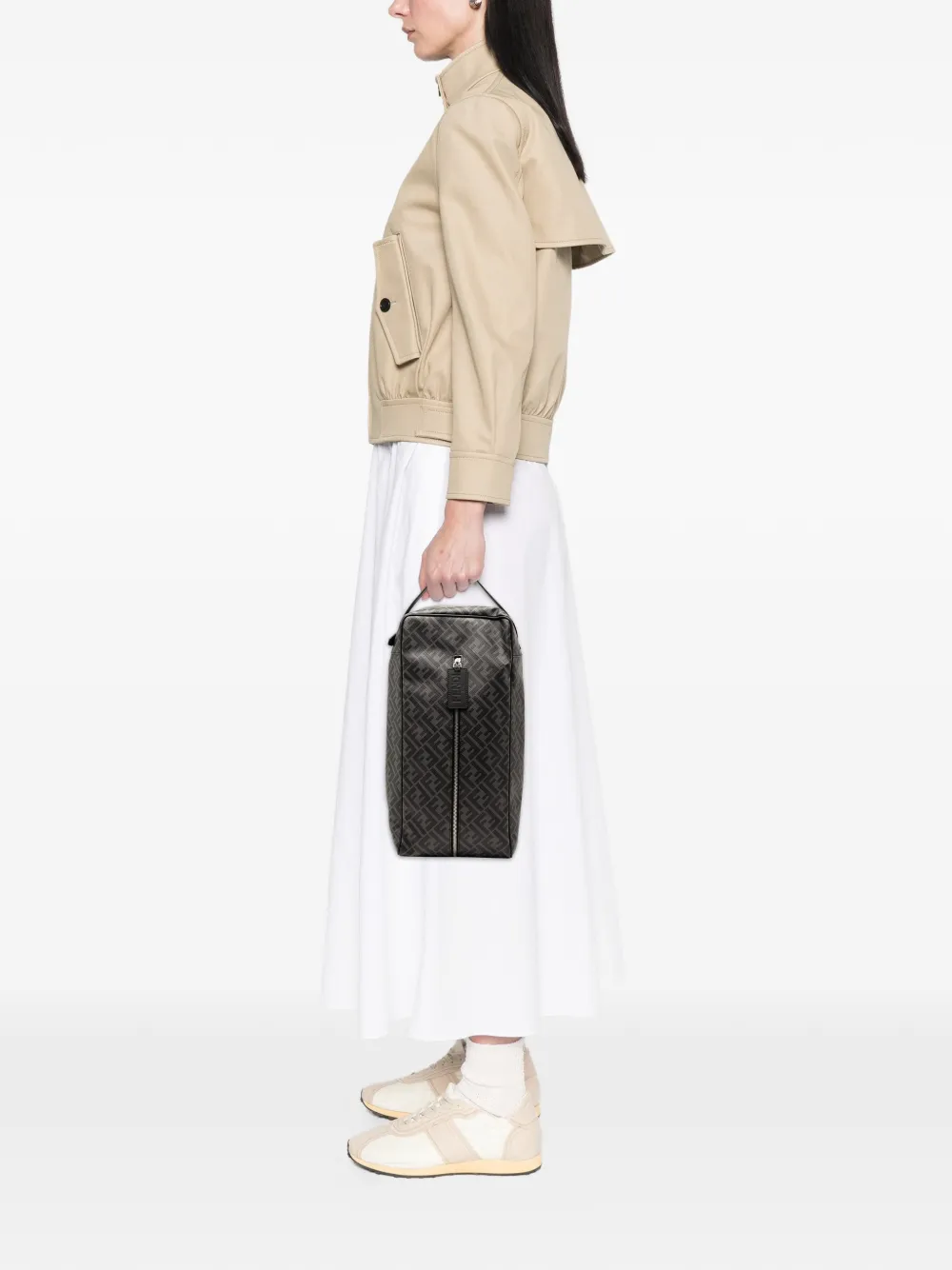 Fendi Pre-Owned 2010-2025 Zucca Coated Canvas Shoe Case handbag | Pre-Owned | Image 2