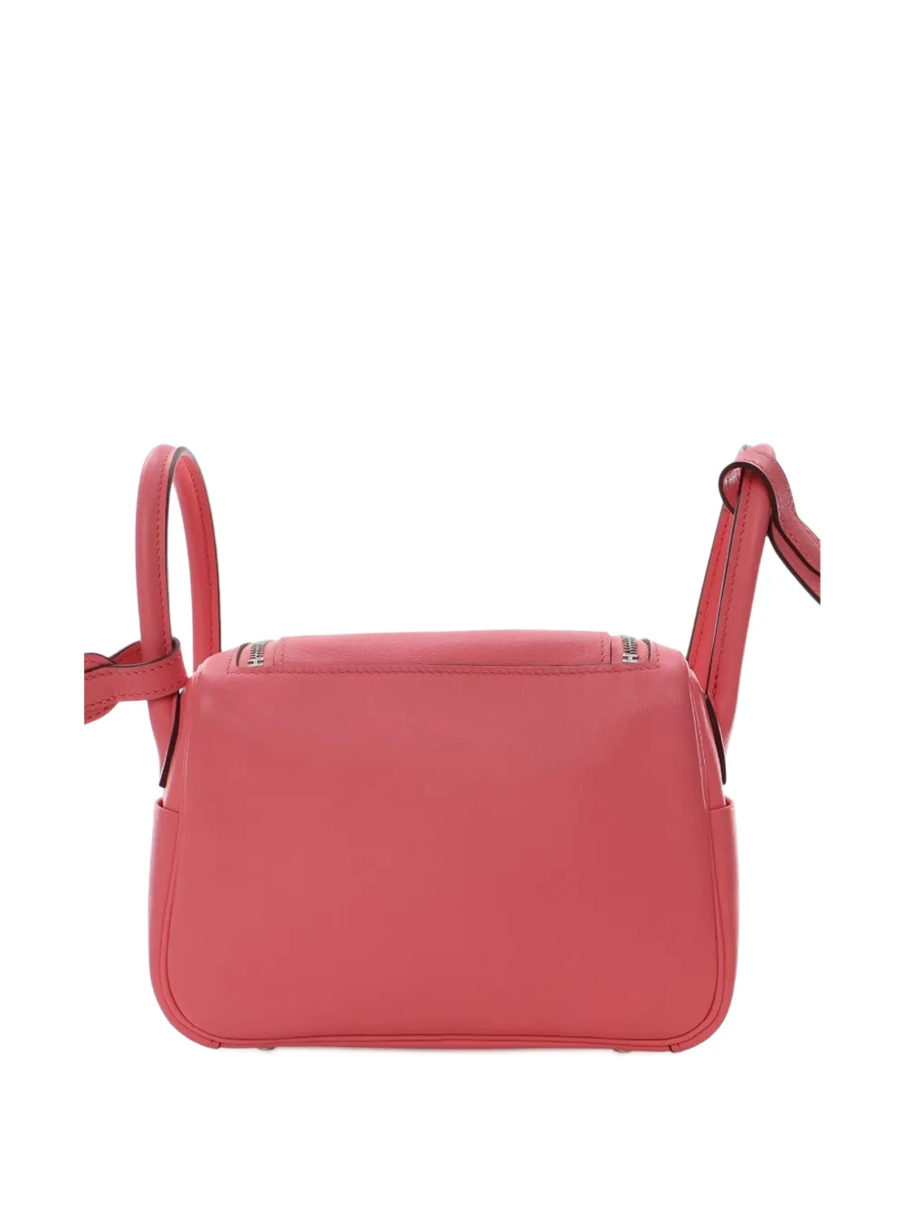 Pre-owned Hermes 2021 Mini Swift Lindy 20 Satchel In Pink