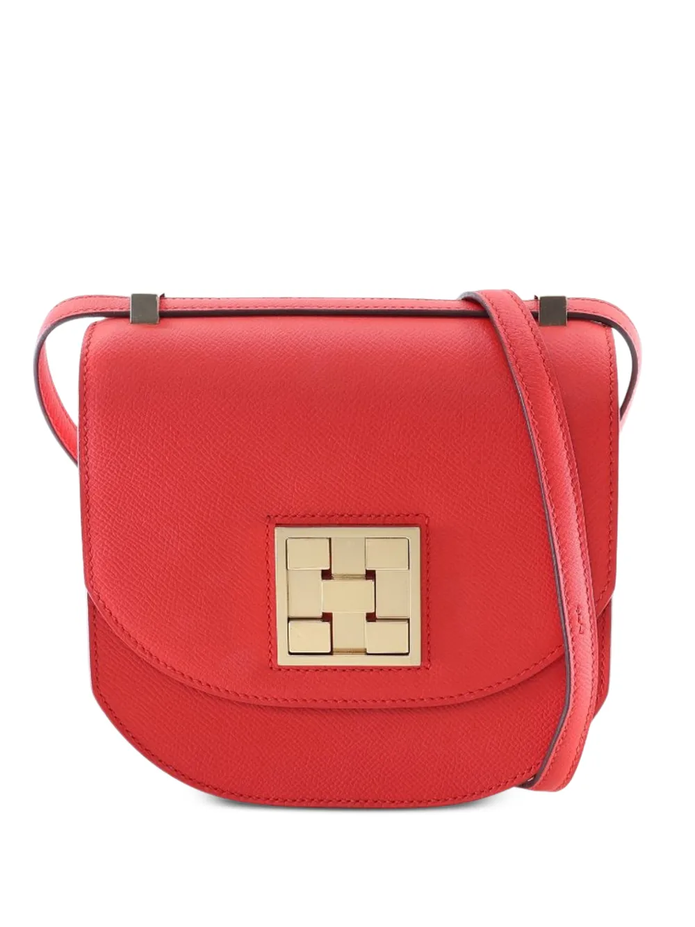 Hermès Pre-Owned 2019 Epsom Mosaique Au 24 17 crossbody bag - Red