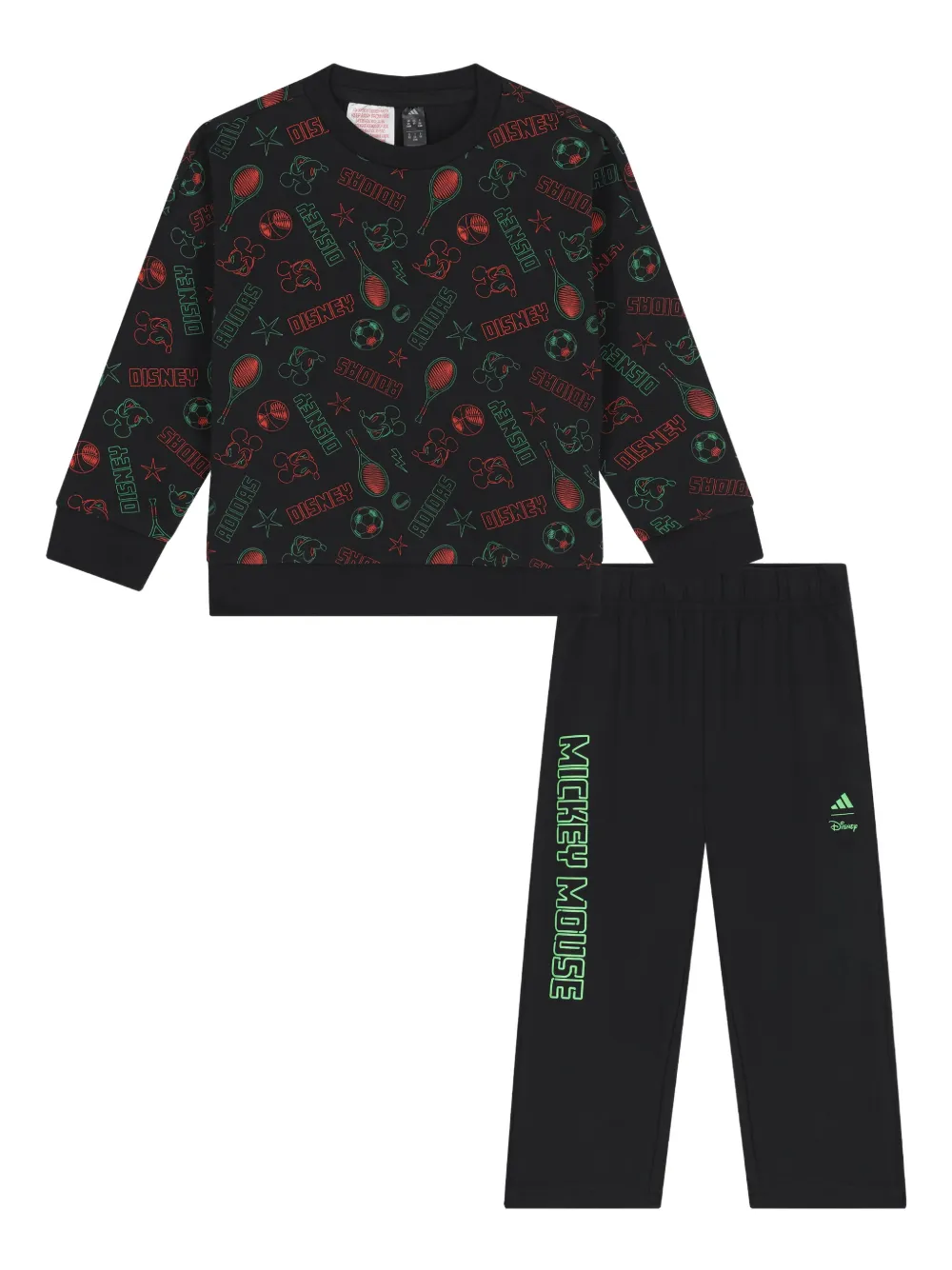 adidas Kids x Disney© Mickey Mouse logo tracksuit - Nero