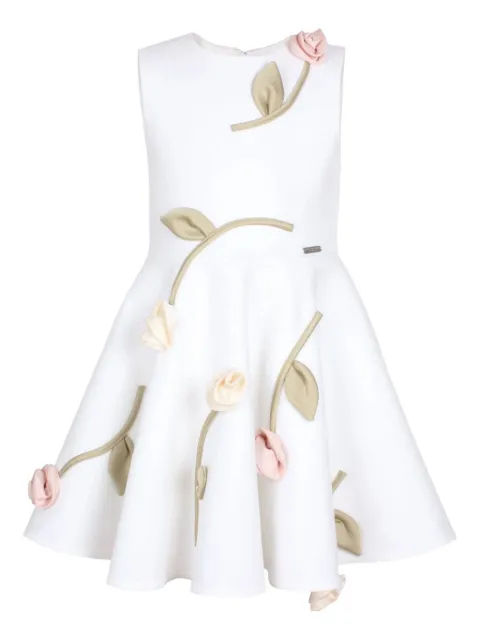 JESSIE AND JAMES KIDS floral appliqué dress