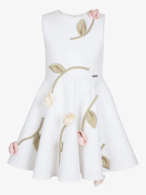 JESSIE AND JAMES KIDS vestido con apliques florales