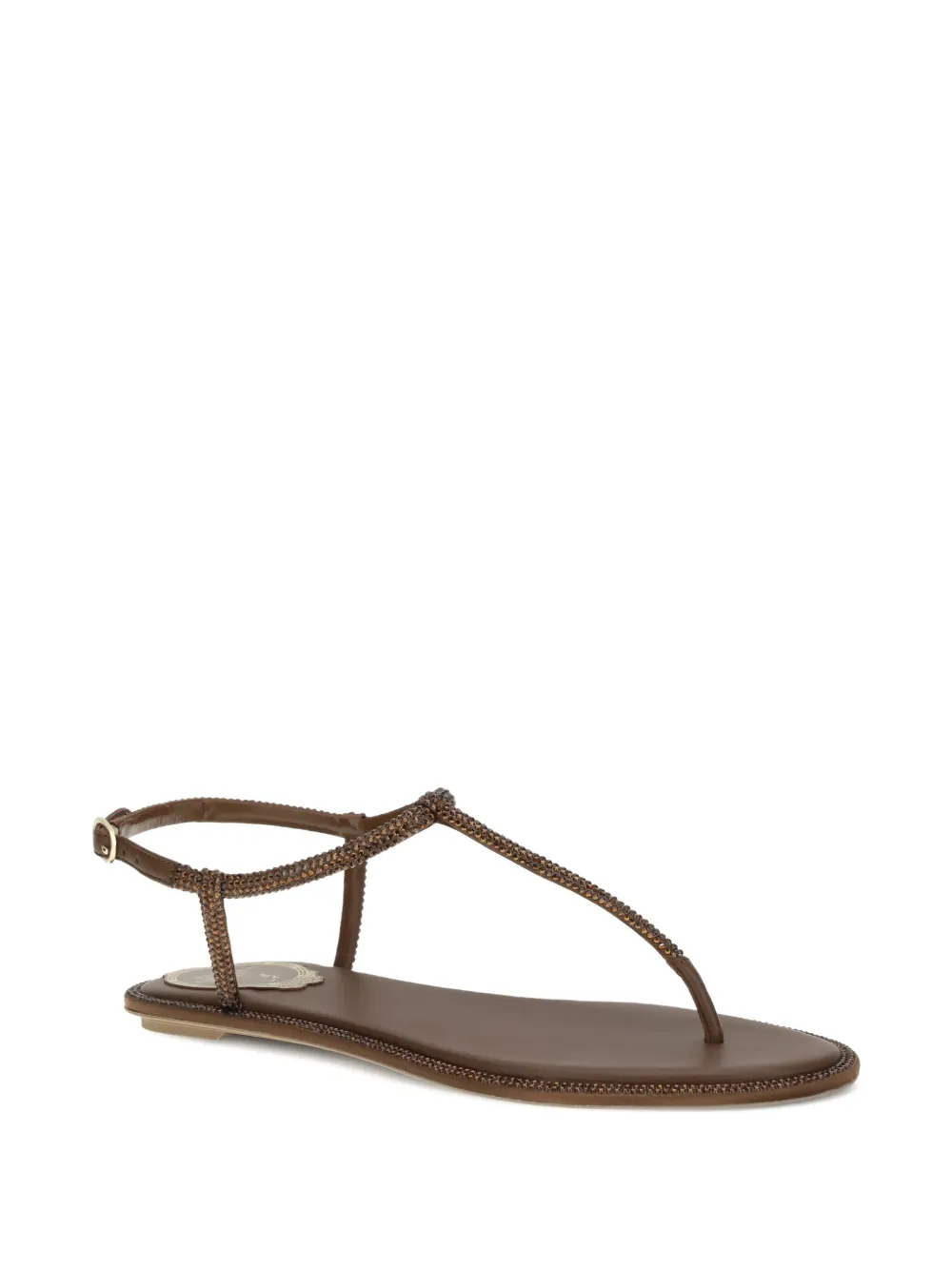 René Caovilla Diana embellished sandals Bruin