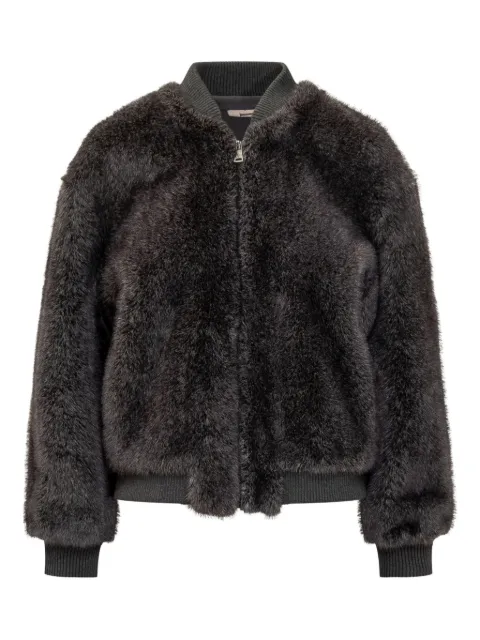 VALENTINI 1972 faux-fur bomber jacket
