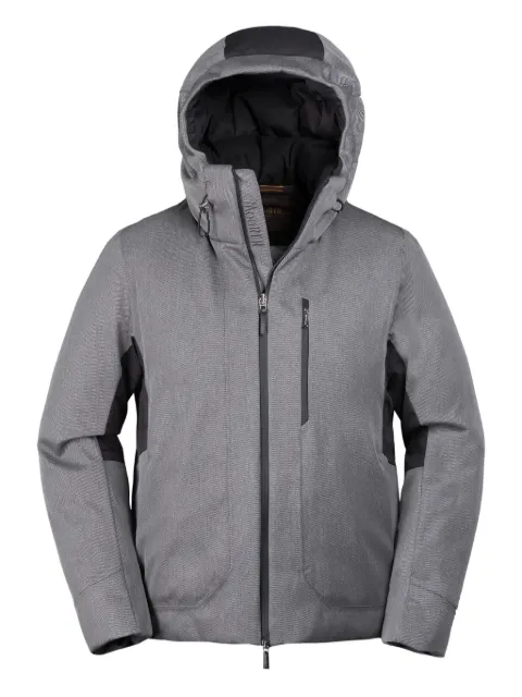 Moorer Nuvolau hooded zip-up ski jacket