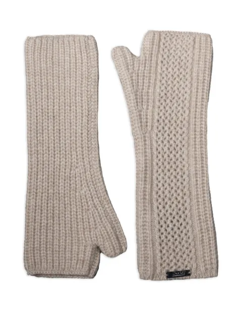 Moorer Zulema knitted fingerless gloves