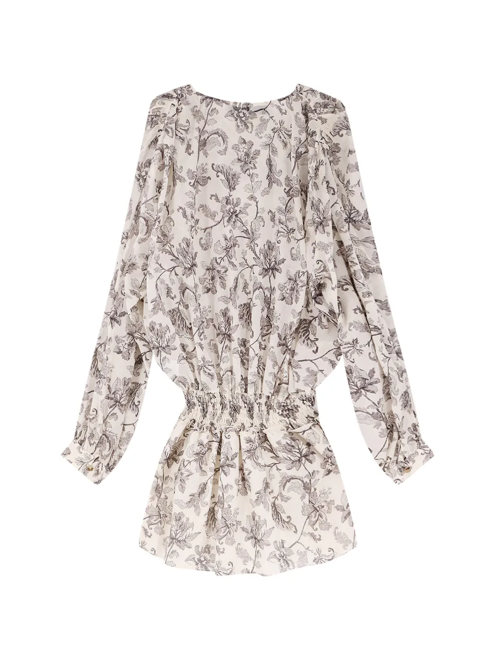  Golden Goose Floral-print Button Dress - Neutrals 