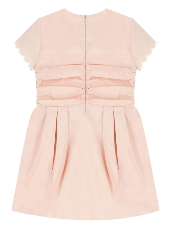 strapless open back dress Elisabetta Franchi knitted dress pink main image 1