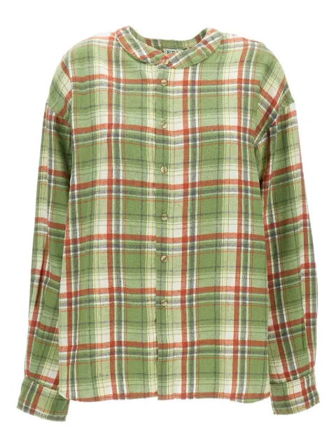 EPL check long-sleeve shirt