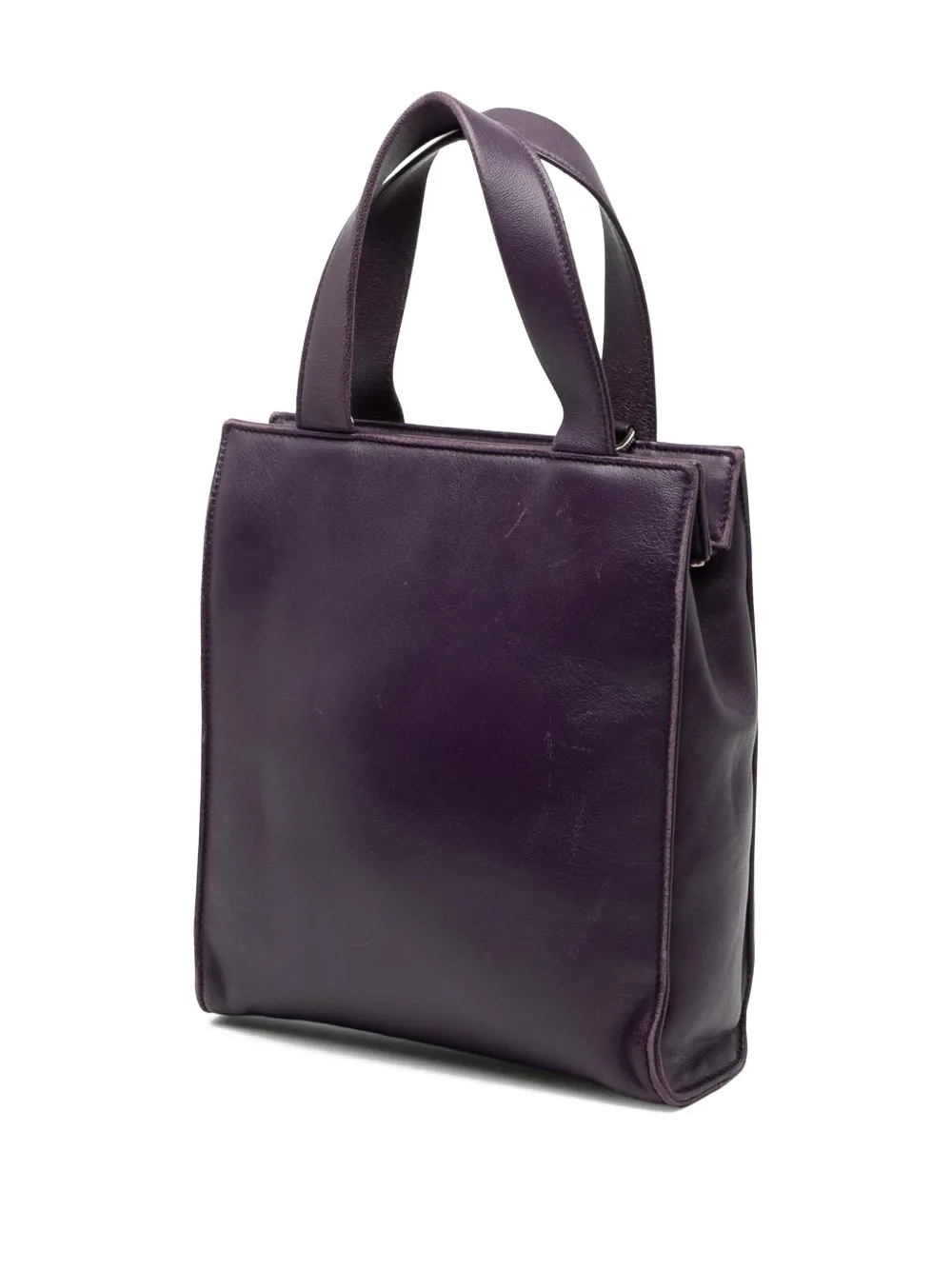 Prada Pre-Owned 2013-2025 サッチェルバッグ | パープル | FARFETCH JP