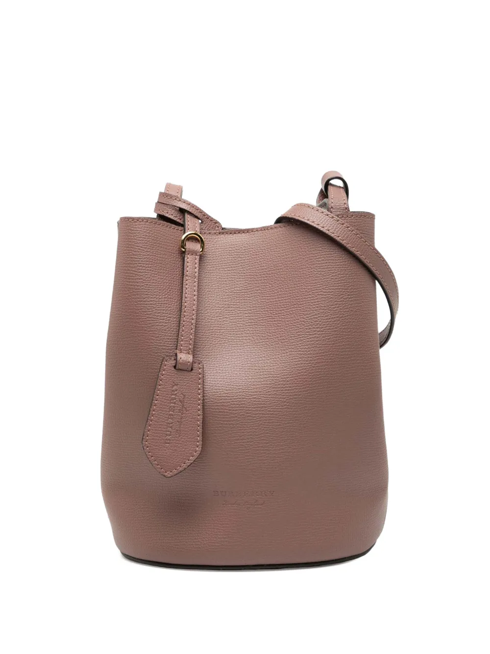 Burberry Pre-Owned 2000-2017 Leather Lorne bucket bag - Rosa