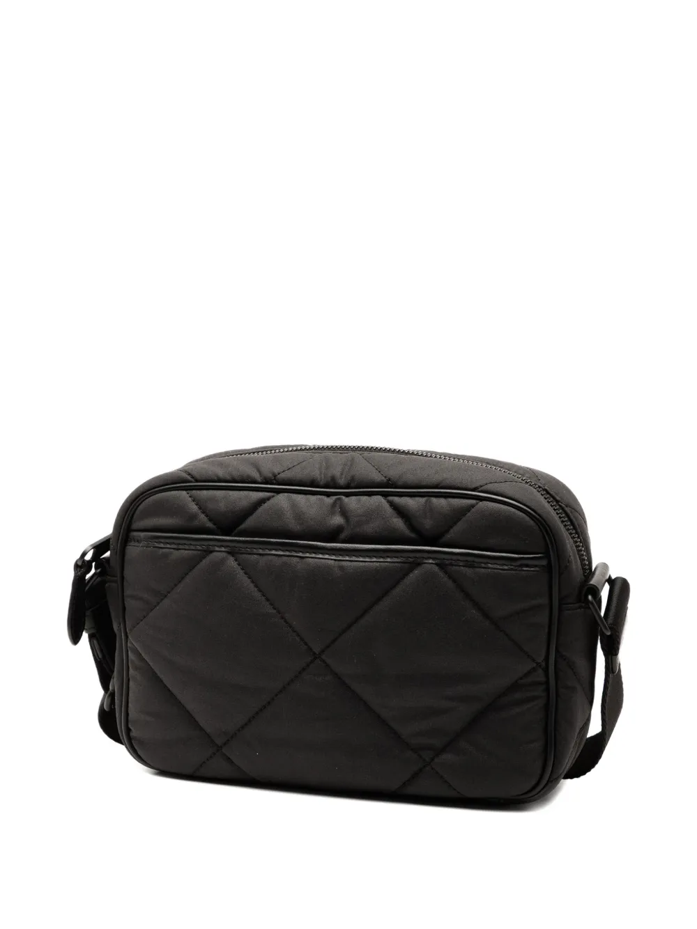 Pre-owned Burberry 2018-2025 Quilted Nylon Paddy Crossbody Bag In Black