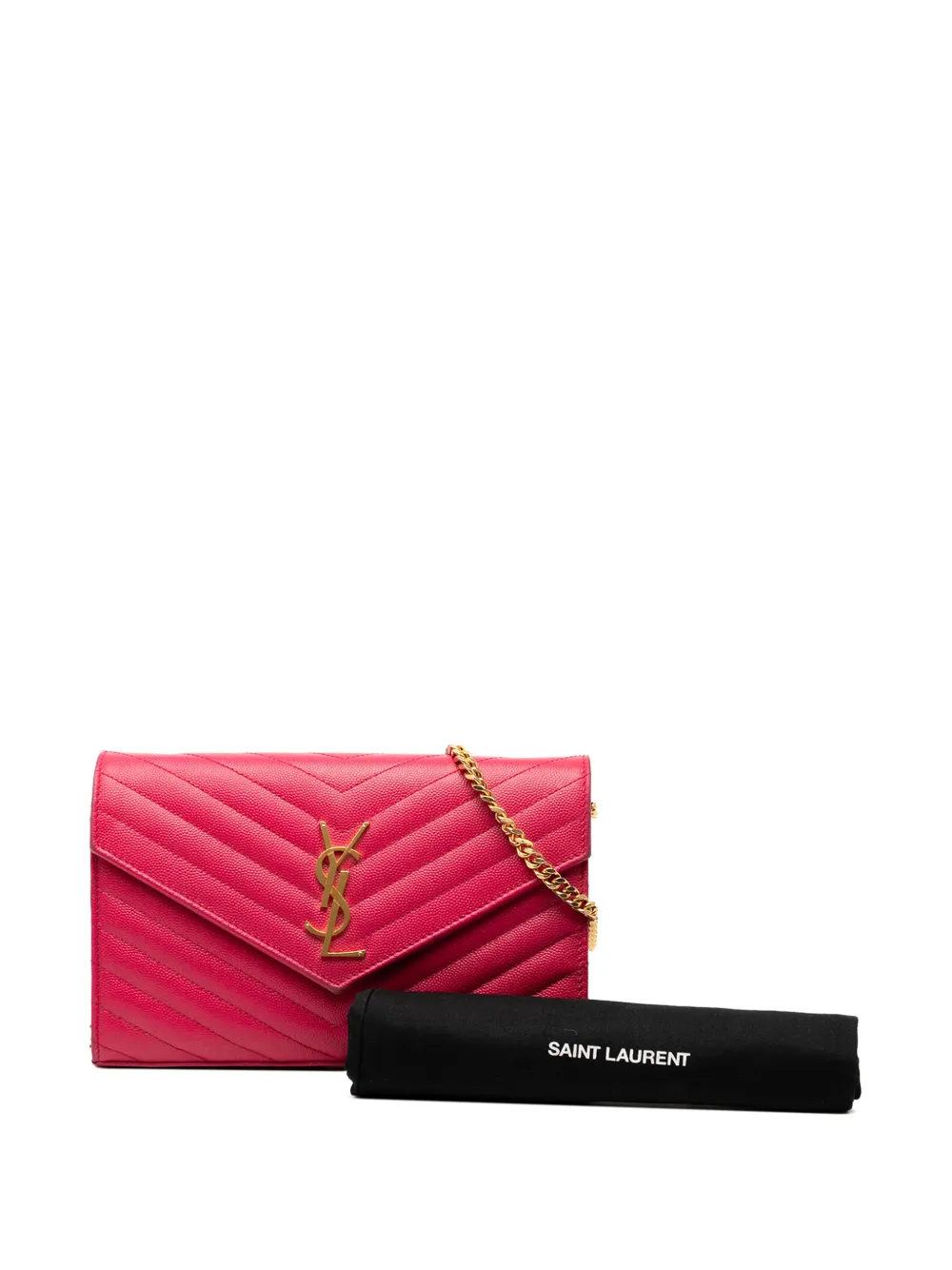 2018 Grain De Poudre Classic Cassandre Chain Wallet Crossbody Bag