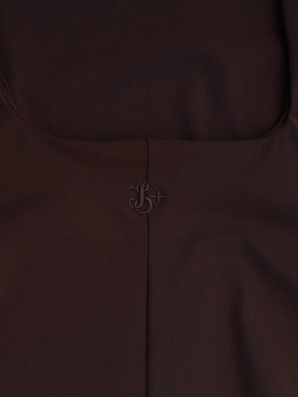  Jil Sander Square-neck Swimsuit - Brown 