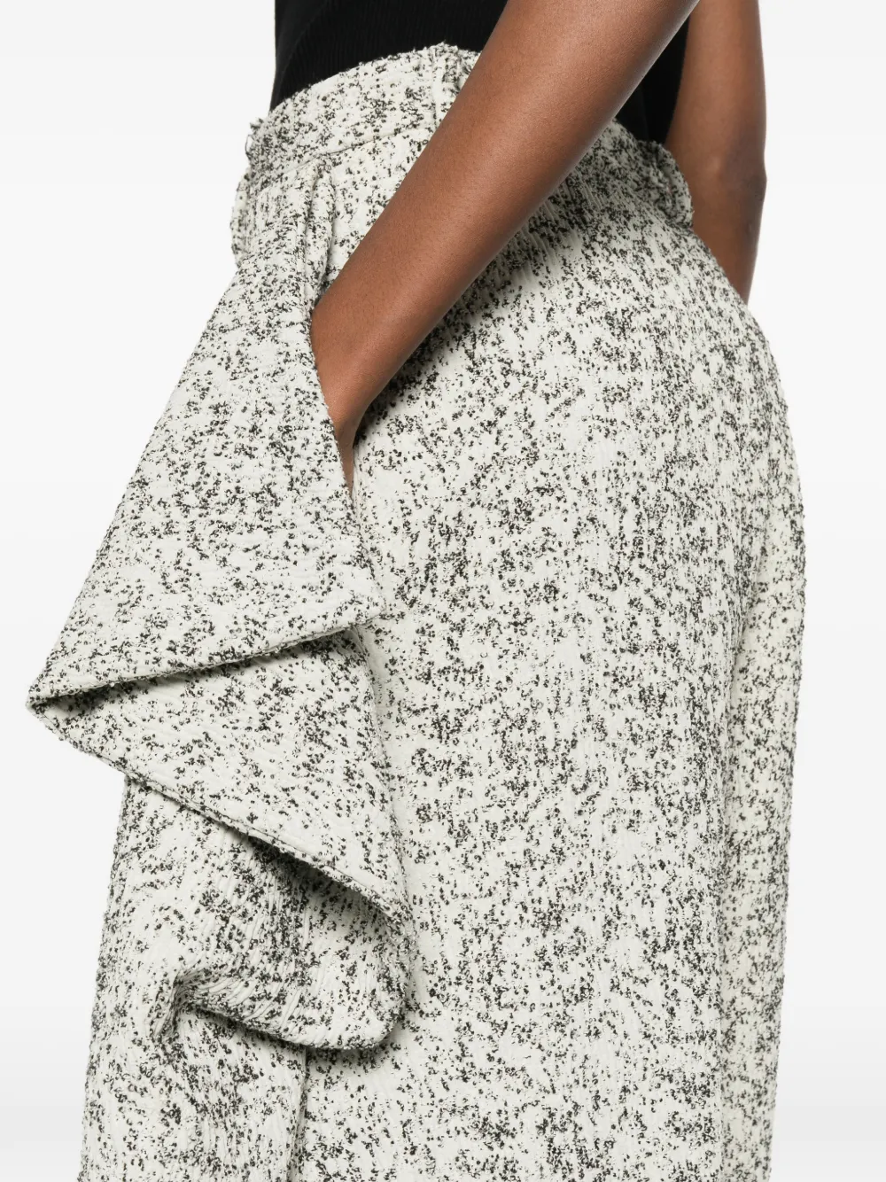 Woven-Pattern Trousers