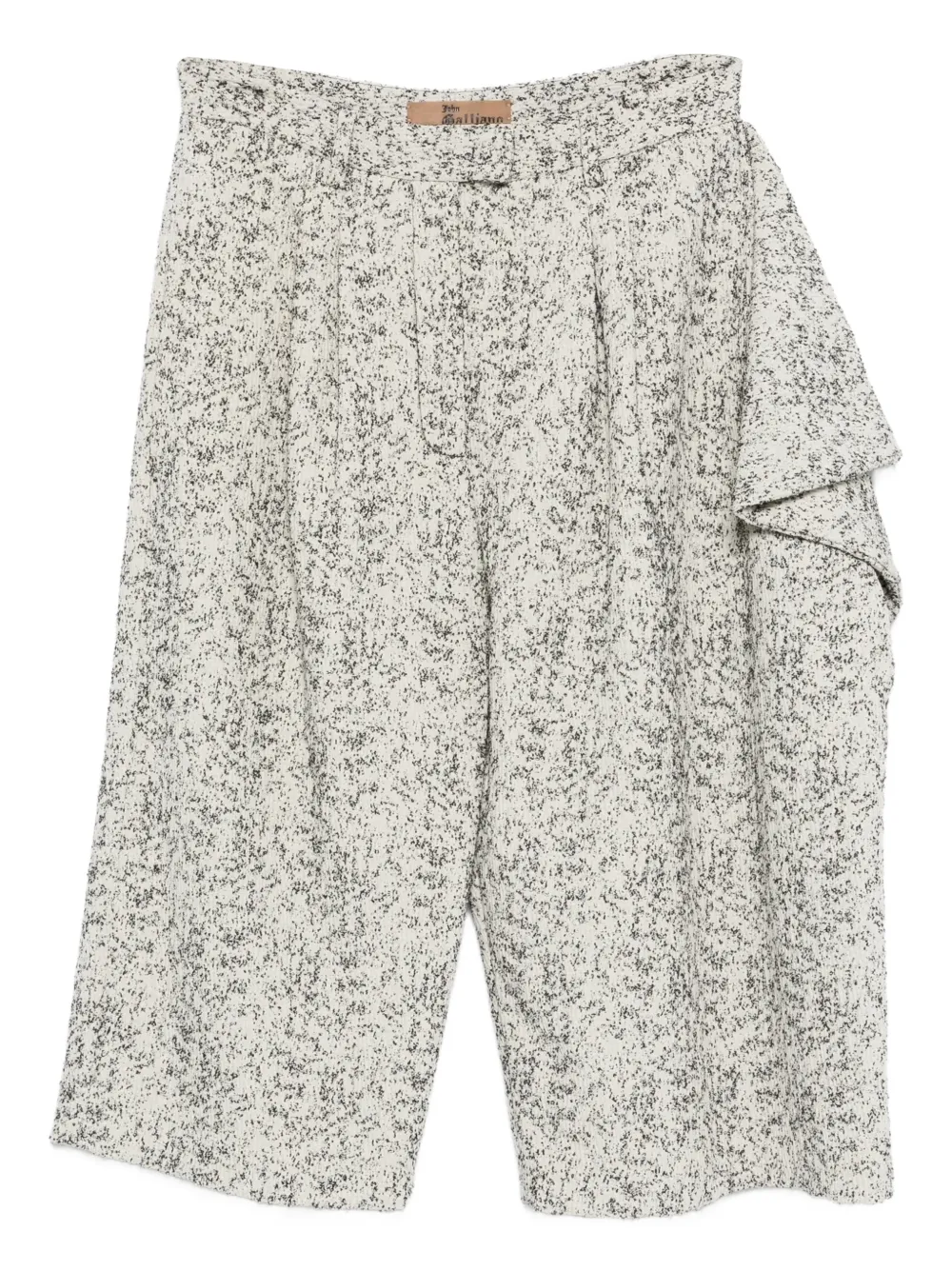John Galliano Pre-Owned woven-pattern trousers | Neutrals | Image 1
