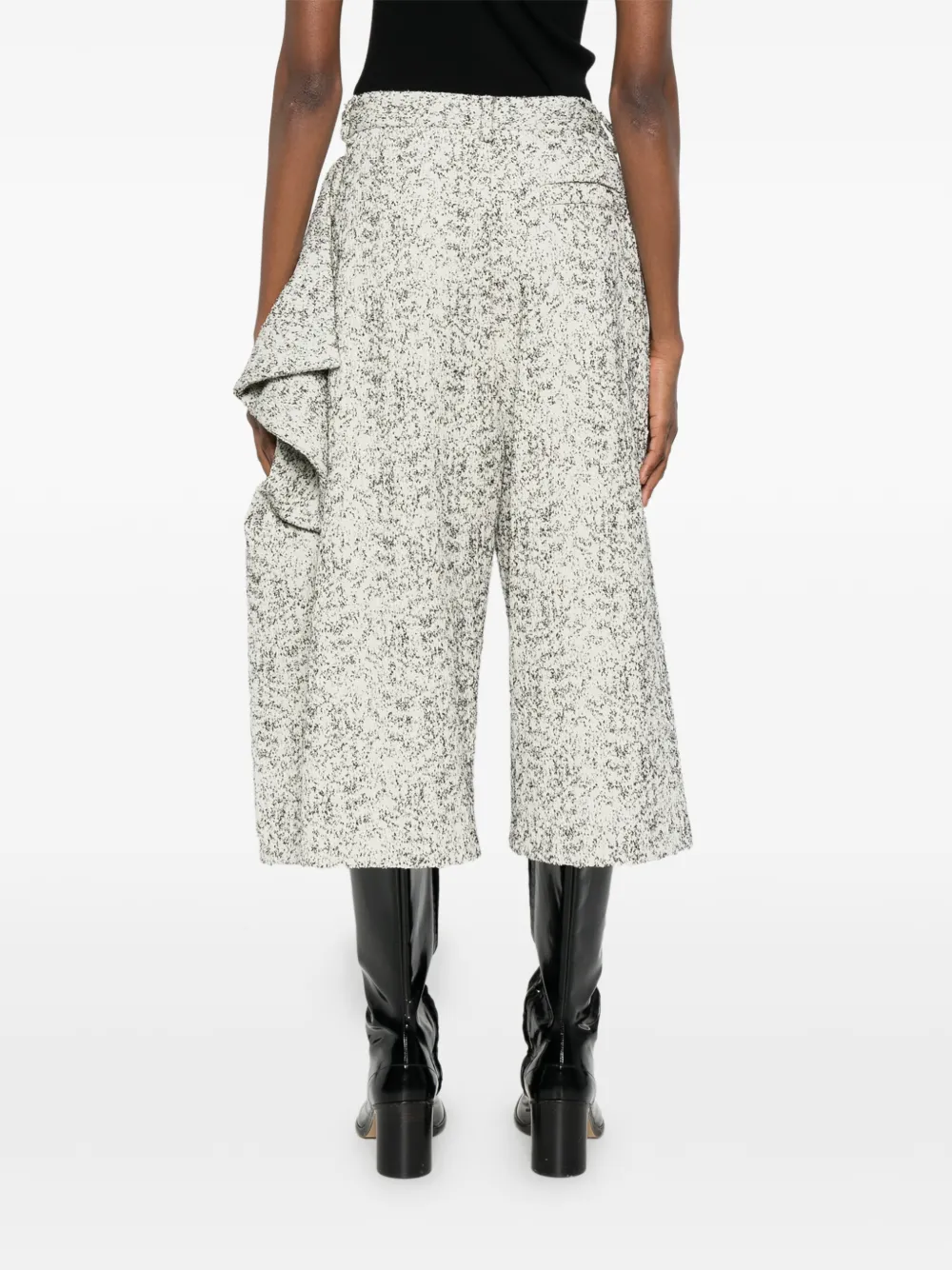 Woven-Pattern Trousers