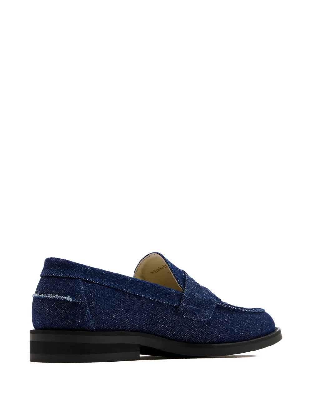 DUKE & DEXTER Wilde loafers met penny bandje Blauw