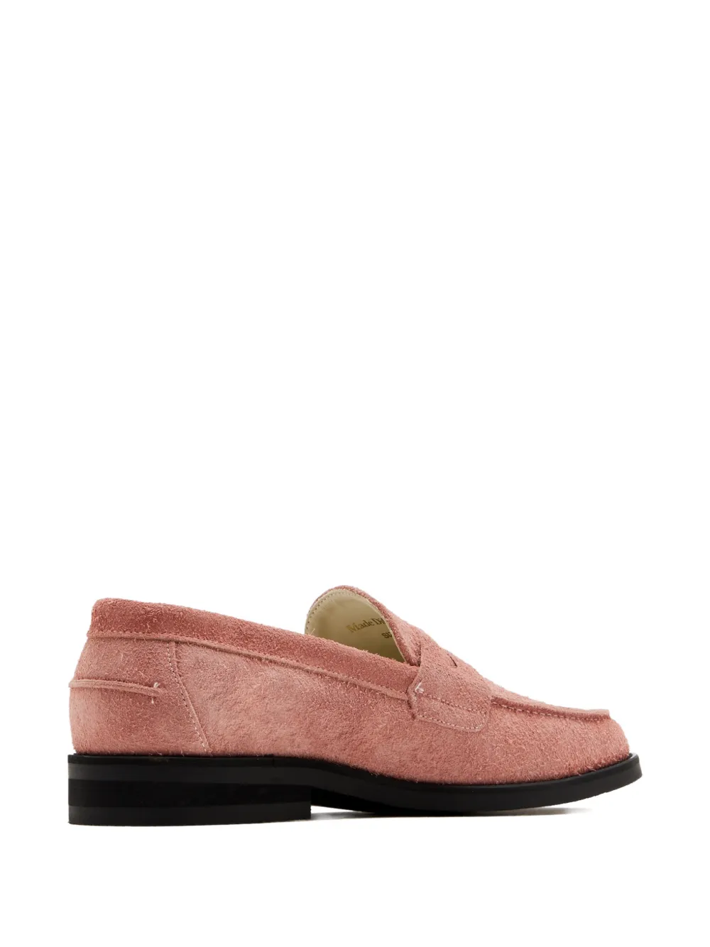 DUKE & DEXTER Suède loafers Roze