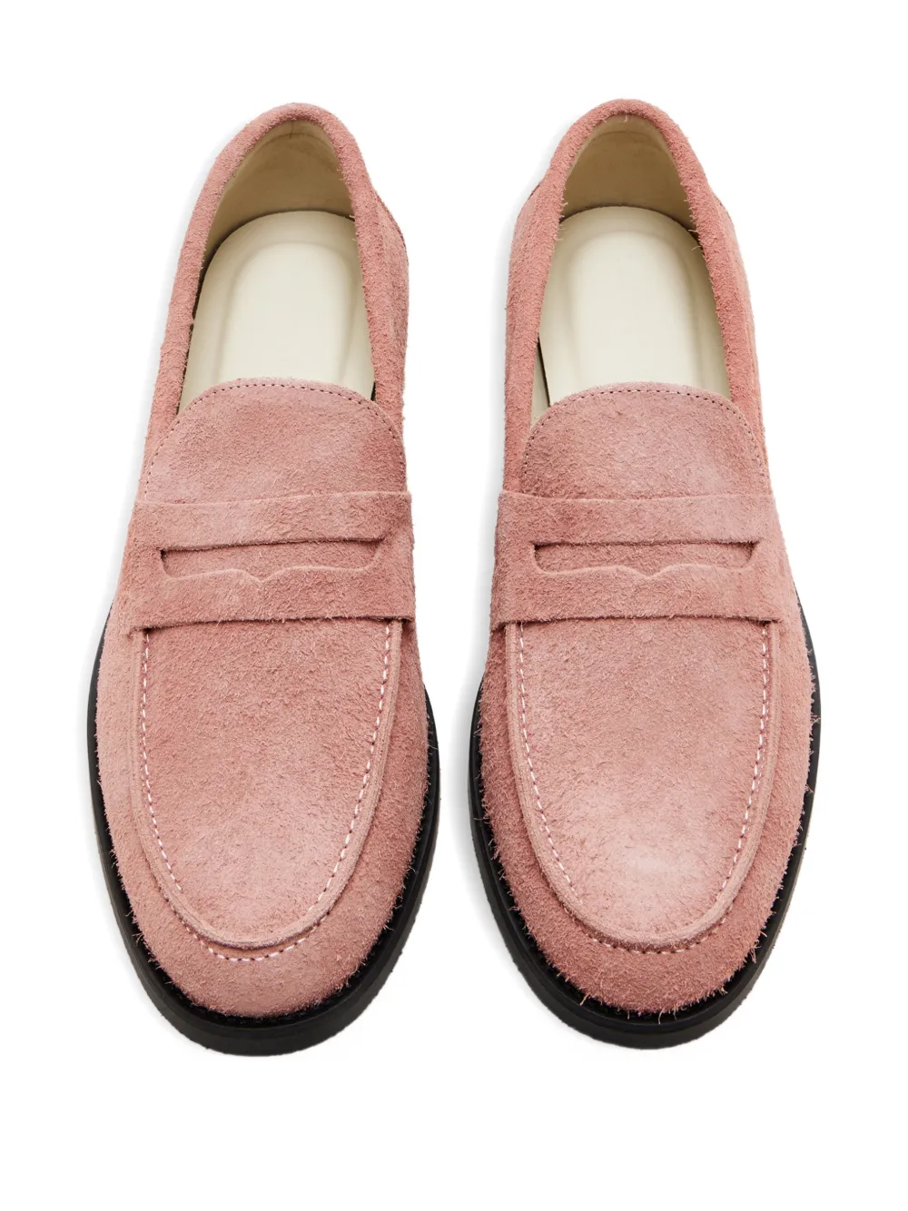 DUKE & DEXTER suede loafers - Roze