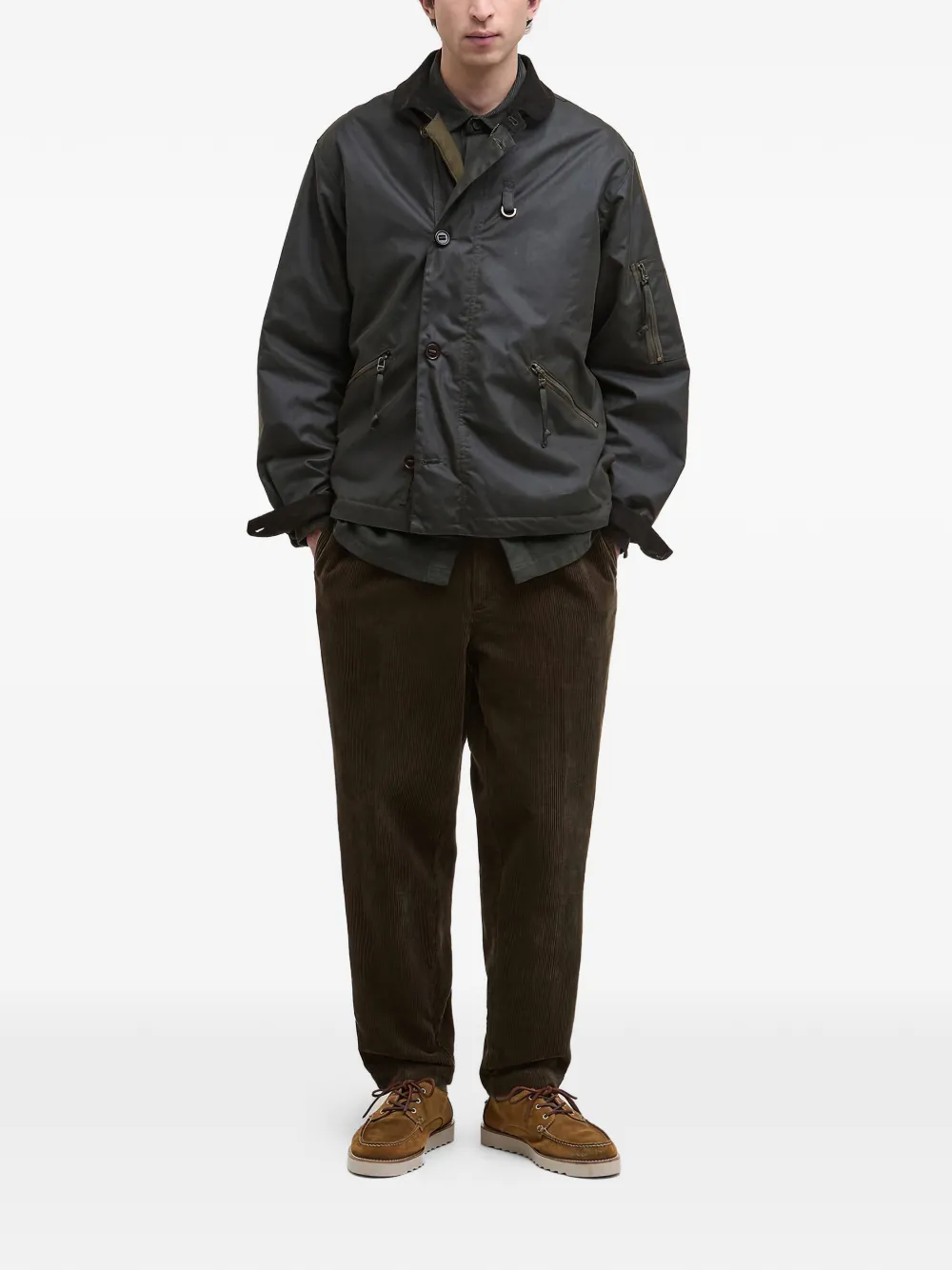 Barbour Zip Cotton Jacket | Shirt Jackets | Image 2