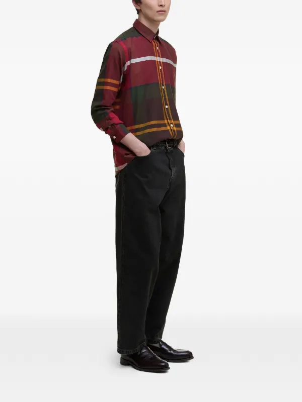 Barbour チェック シャツ | レッド | FARFETCH JP