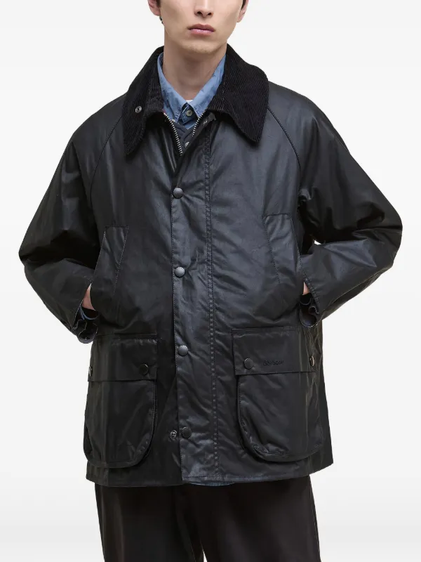 Barbour コーデュロイカラー ジャケット | ブラック | FARFETCH JP