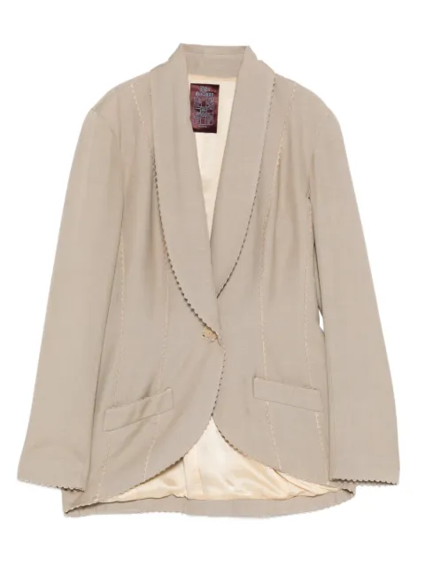 John Galliano Pre-Owned 1990s shawl collar blazer