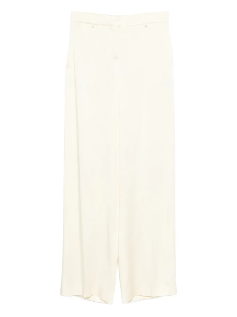 Stella Mccartney Concealed-fastening Trousers In White