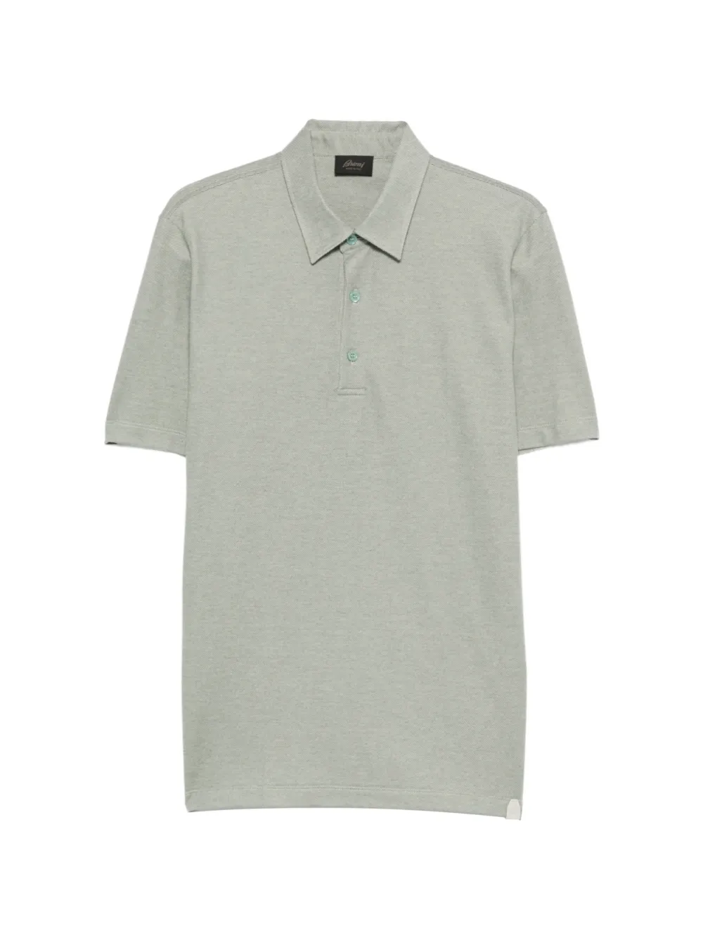 Brioni button polo shirt - Verde